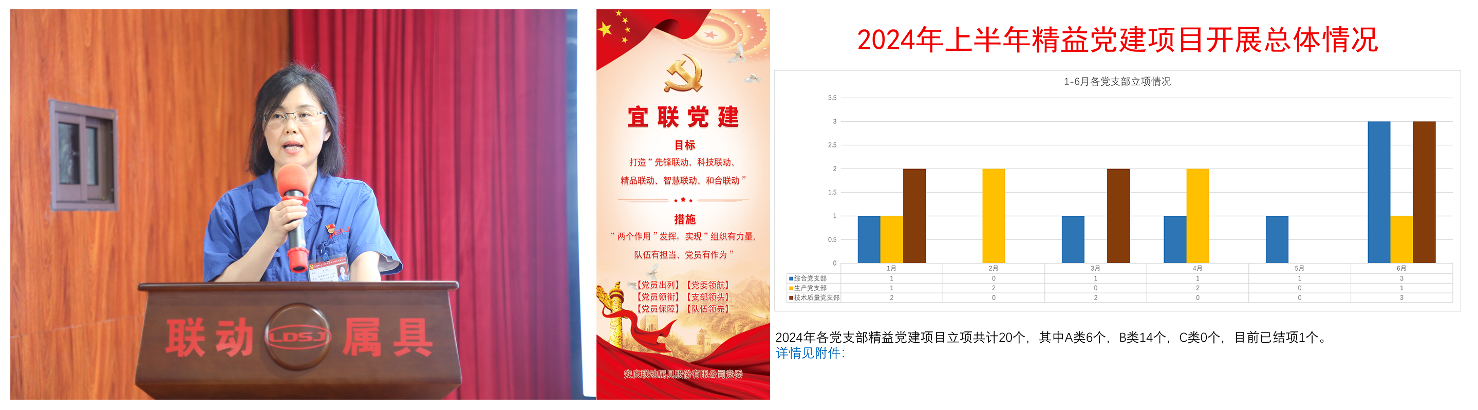 公司黨委副書記、紀(jì)委書記王麗解讀“宜聯(lián)黨建”品牌并通報2024年上半年精益黨建項目開展情況.png